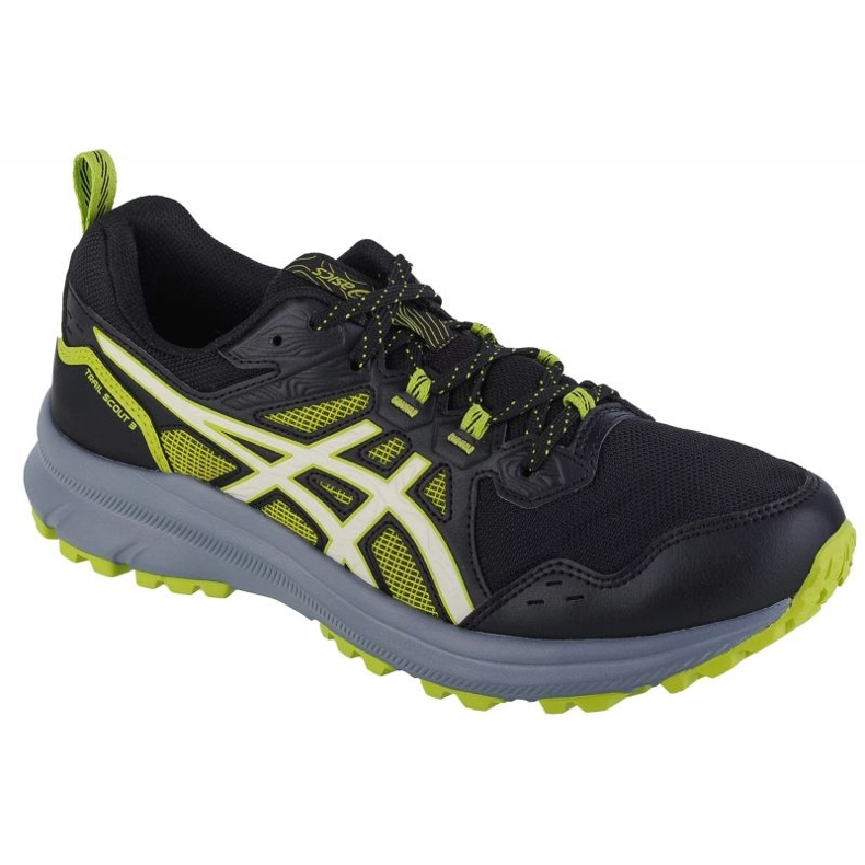 Tênis de corrida Asics Trail Scout 3 M 1011B700-001 preto