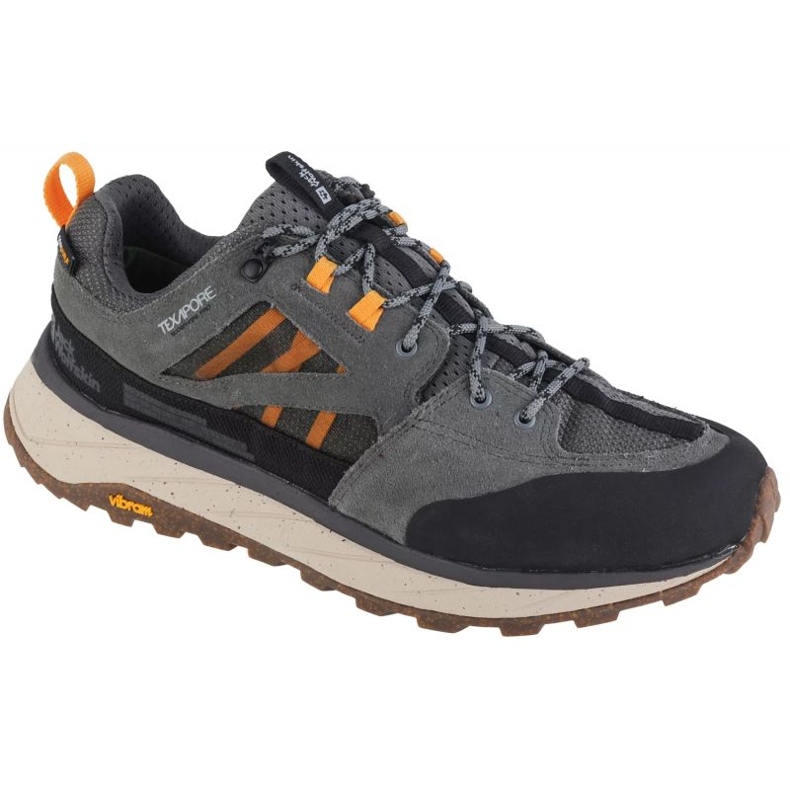 Sapatos Jack Wolfskin Terraquest Texapore Low M 4056401-4143 cinza