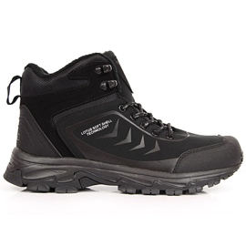 Sapatos de trekking pretos masculinos McBraun 1403