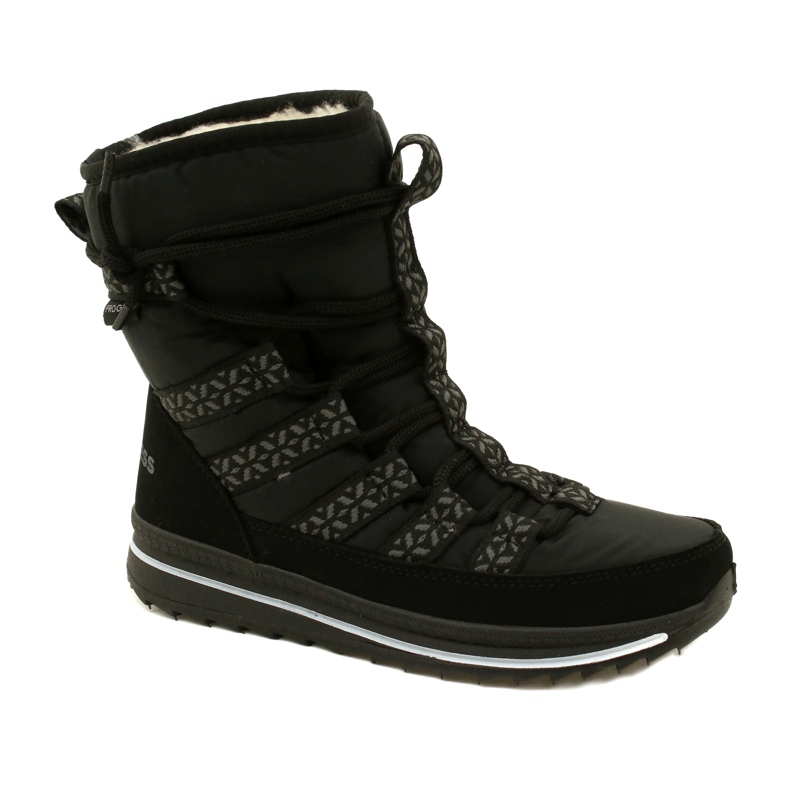 Botas de neve feminino Progresso Progj-20-02 BOTAS NEGRAS preto