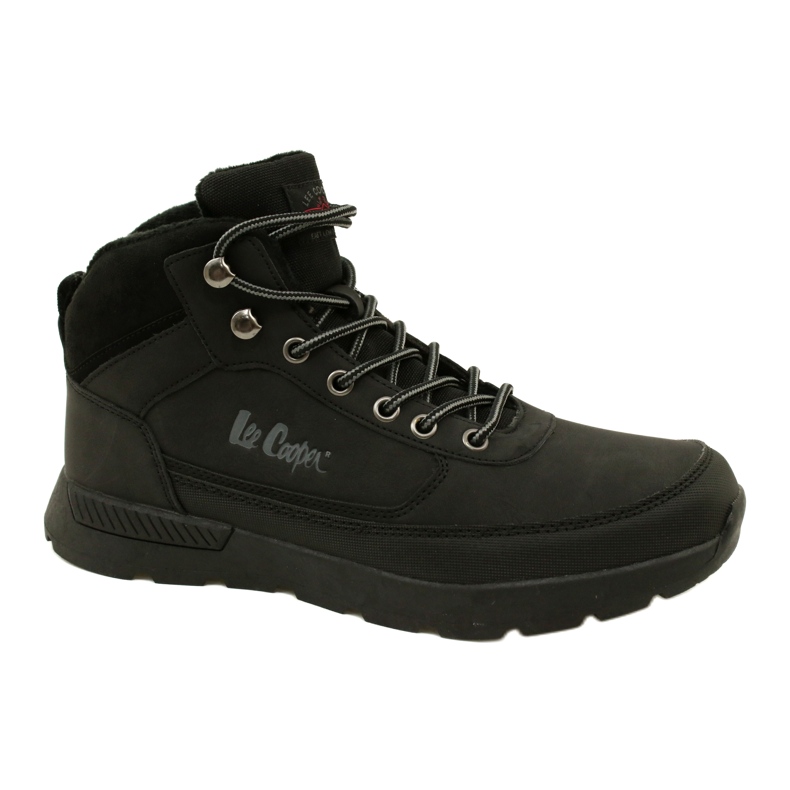 Botas masculinas de caminhada de inverno Lee Cooper LCJ-23-31-3048M pretas preto