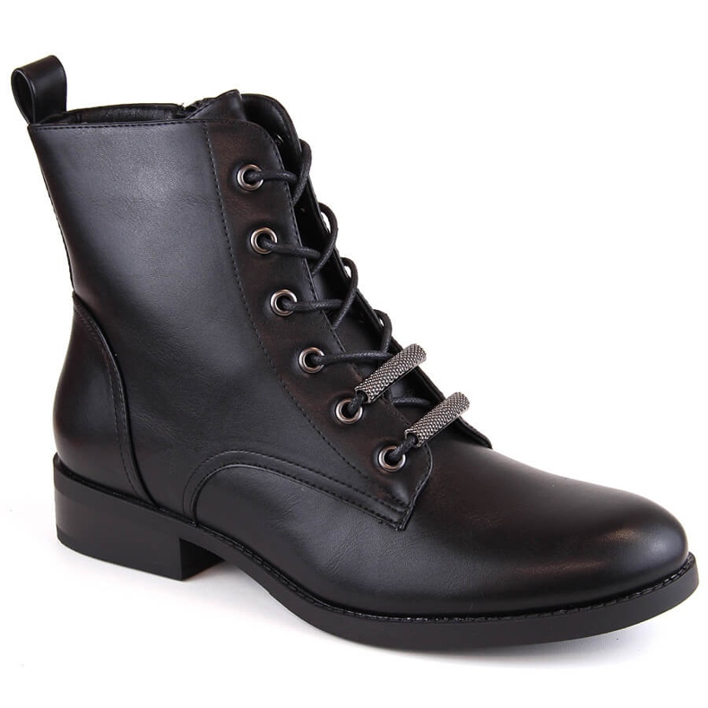 Botas femininas pretas com isolamento S.Barski HY75-10 preto