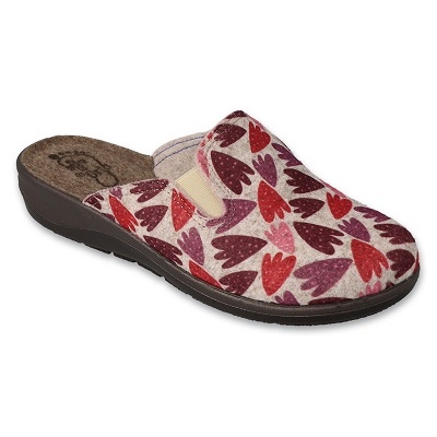 Dr.orto Befado feminino 136d003 bege com flores coloridas