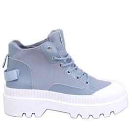 Botins azuis Tinli azul