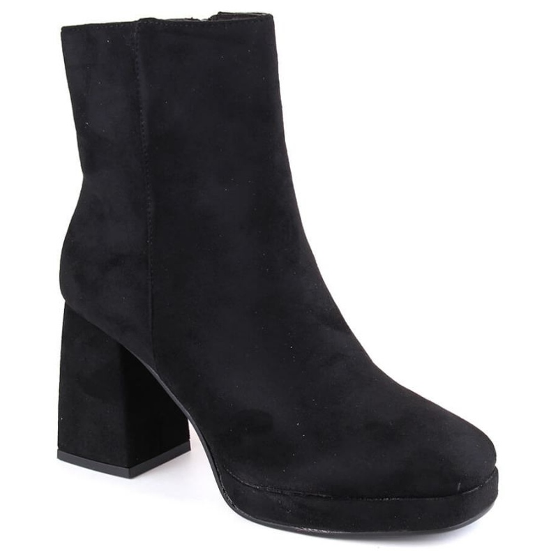 Botins de camurça Jezzi W JEZ411A, preto