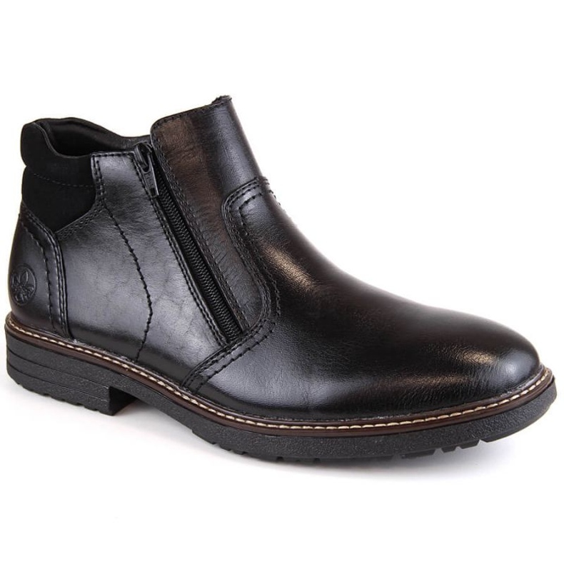 Rieker M RKR621 botas altas de couro preto