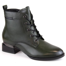 Vinceza W JAN253A botins isolados de salto alto, verde Vinceza W JAN253A botins isolados de salto alto, verde