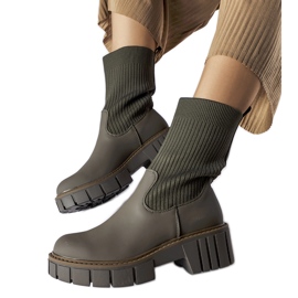 Botins meia Beauchemin verdes Botins meia Beauchemin verdes
