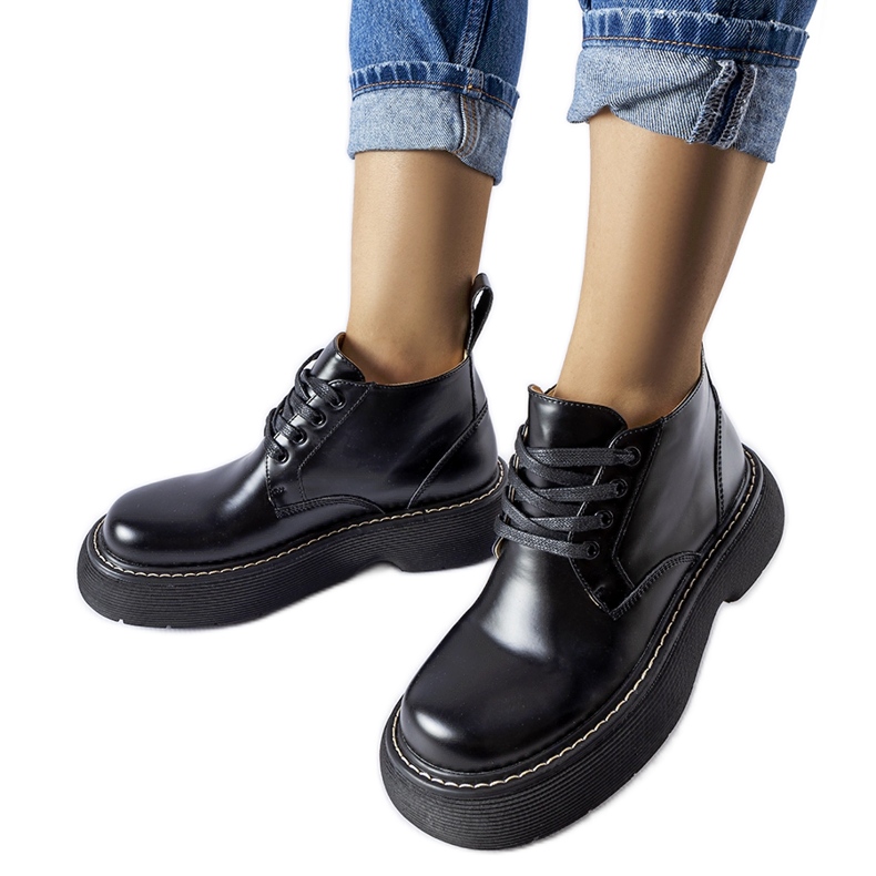 Trabalhadores curtos pretos clássicos Aristide