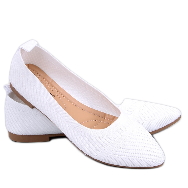 Kayla Sapatilhas de tecido branco Kayla Sapatilhas de tecido branco