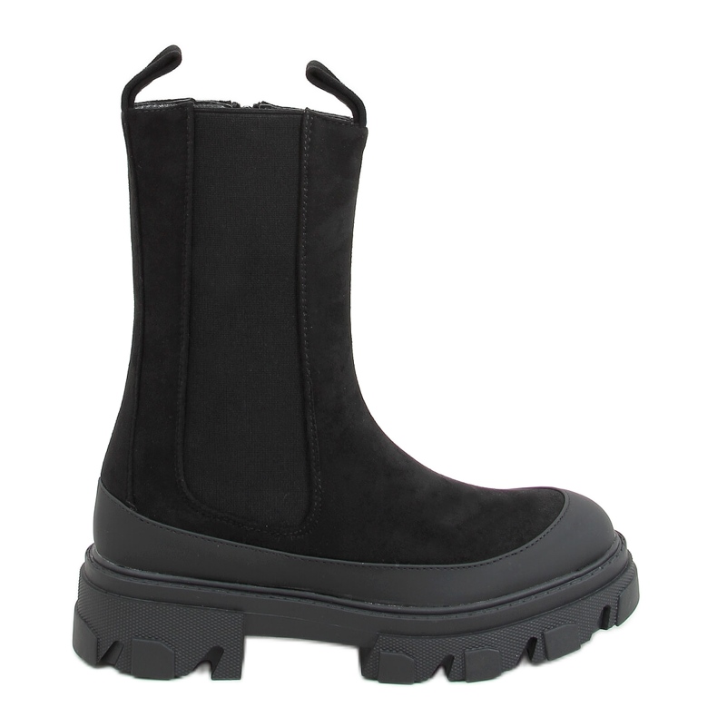 Botas Chelsea de cano alto Telma Black preto