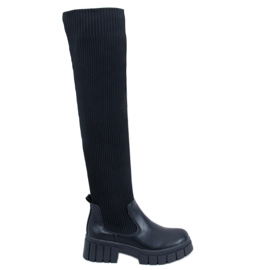 Botas com parte superior flexível Rozier Black preto