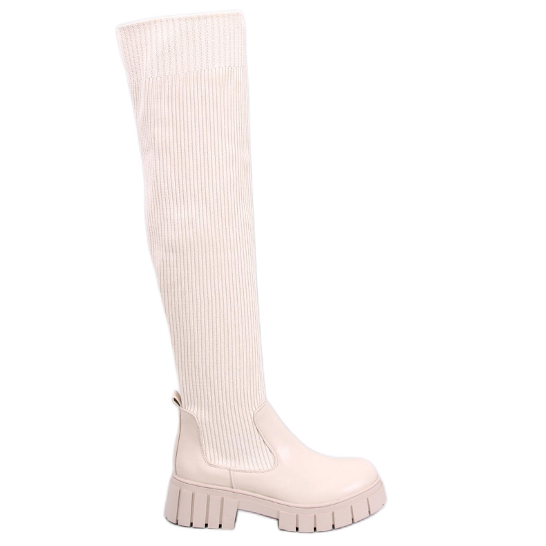 Botas com parte superior flexível Rozier Beige bege