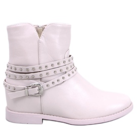 Stovall Botins de cunha bege