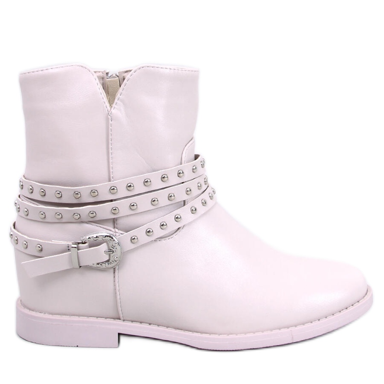 Stovall Botins de cunha bege