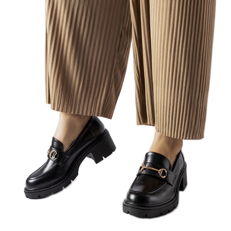 Sapatos pretos de salto alto Fabrizio preto