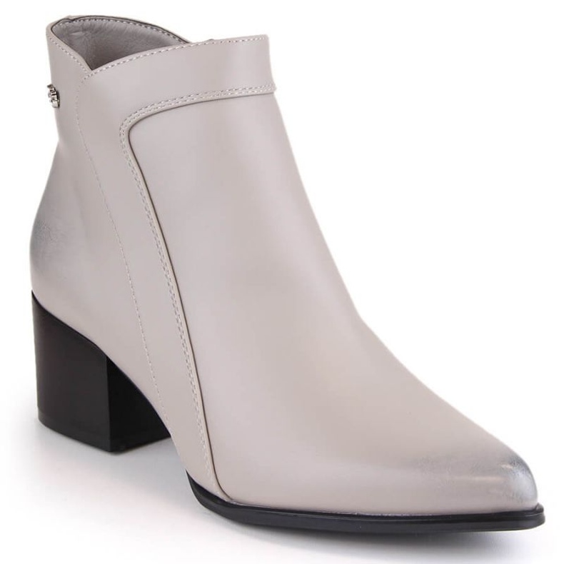 Sergio Leone W SK420A botins de salto alto com isolamento cinza