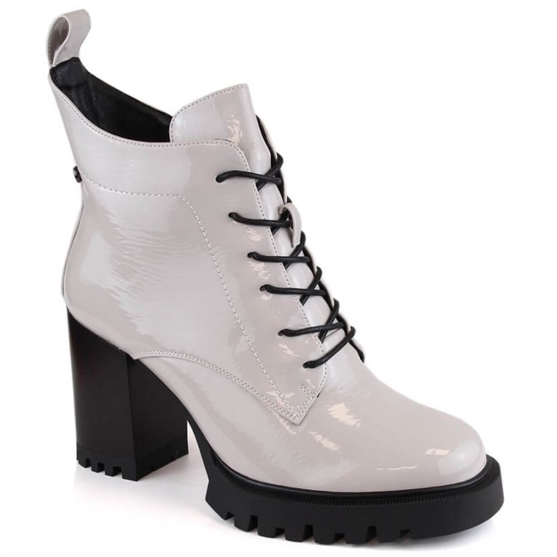 Botins isolados D&amp;A S.Barski Premium Collection W OLI234A cinza