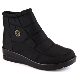 Botas de neve de cunha News W EVE437A pretas preto
