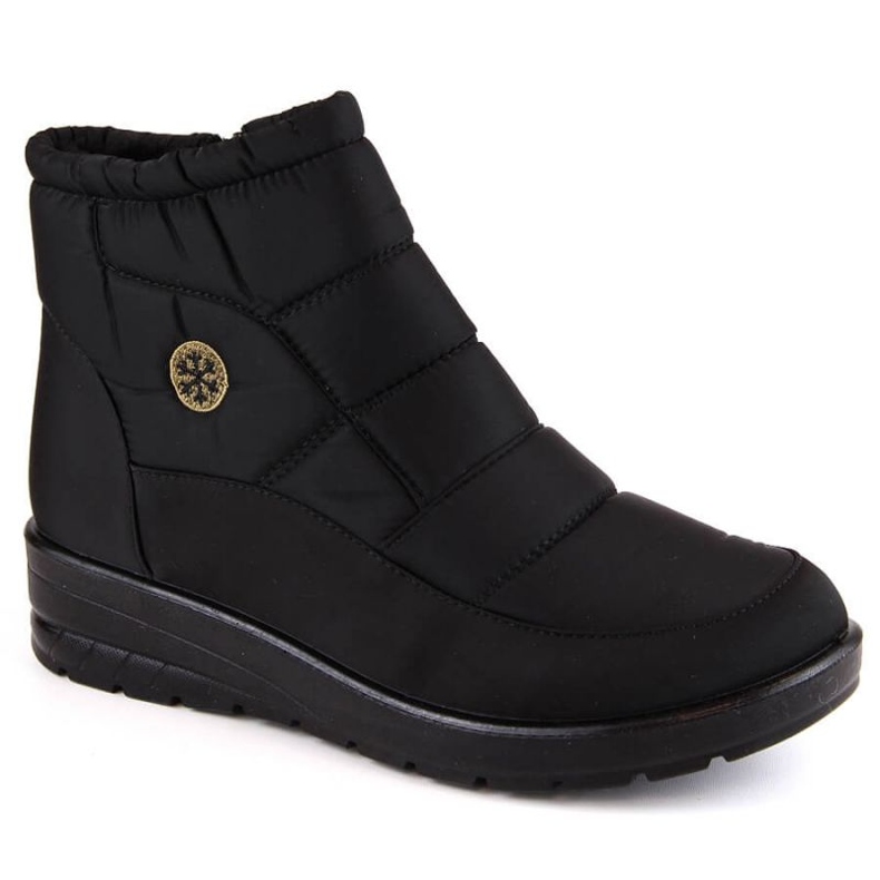 Botas de neve de cunha News W EVE437A pretas preto