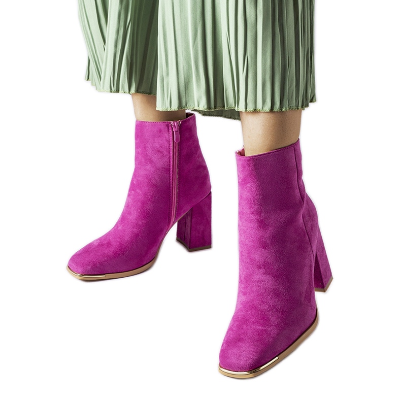 Botins de salto alto Cheney rosa Botins de salto alto Cheney rosa