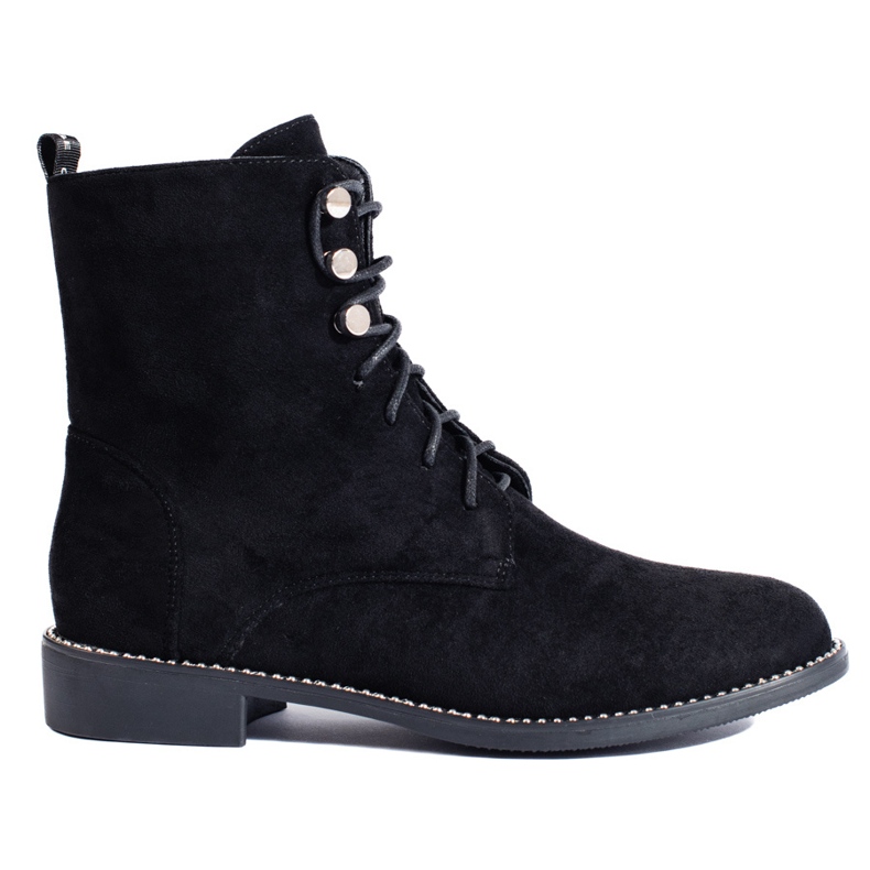 Shelovet roupa de trabalho feminina de camurça preta preto