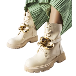 Botas de caminhada bege com corrente Galar