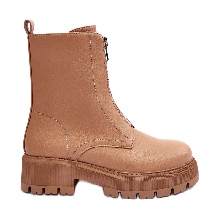 Botins rasos best sale camel