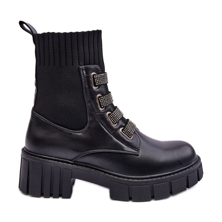 Botas de trabalho com elástico superior preto Kasseis preto Botas de trabalho com elástico superior preto Kasseis preto