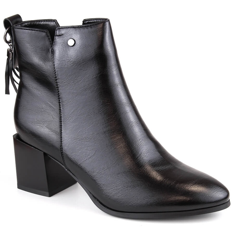 Botins femininos com isolamento preto Jezzi preto