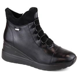 Botas femininas pretas com isolamento Jezzi preto