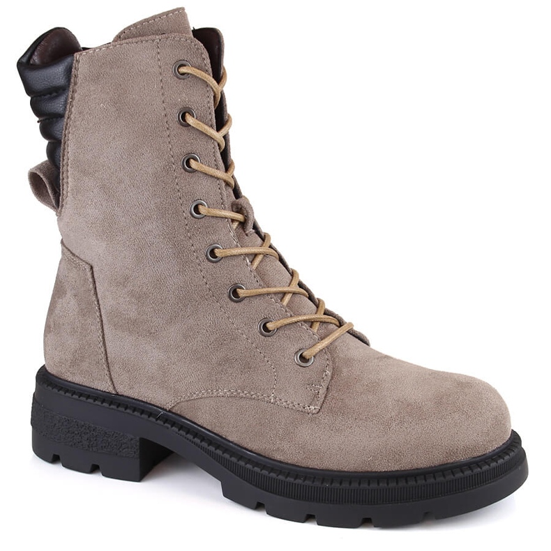 Botas femininas com isolamento Jezzi RMR2221-17 bege