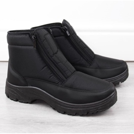 Botas de neve pretas com isolamento masculino News 5011 preto