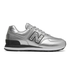 Tênis New Balance W WL574PN2 prata