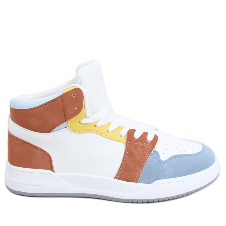 Tênis cano alto Clowsi Blue branco