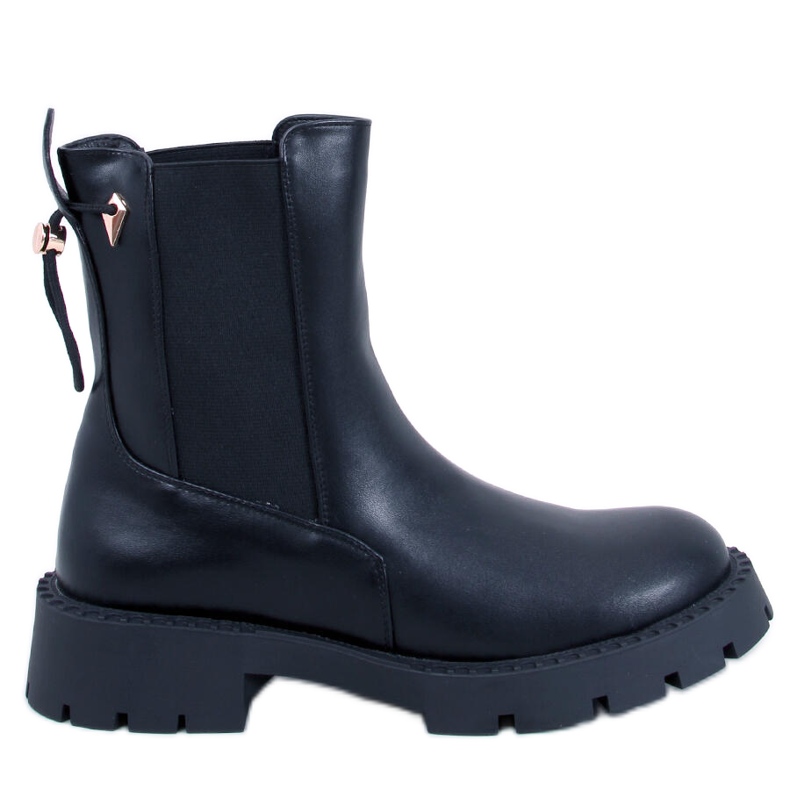 Botas Chelsea femininas Fonoi Black preto
