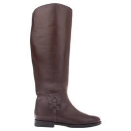 Marco Shoes Botas largas Marley marrom