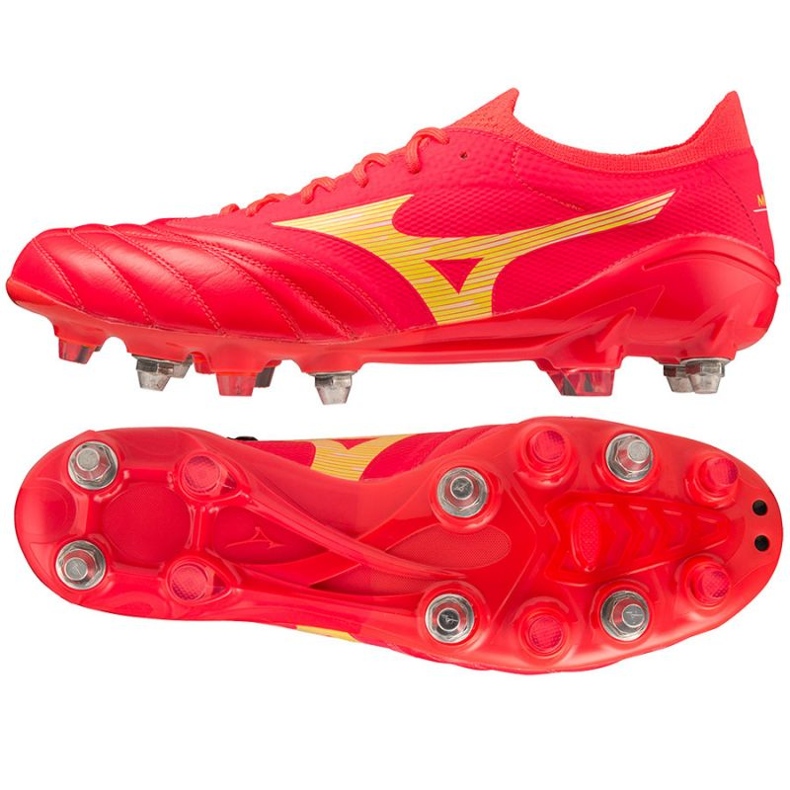 Sapatos Mizuno Morelia Neo Iv Beta Elite Mix Sg M P1GC234264 vermelho