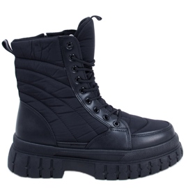Botas rasas com cadarço Barkin Negro preto