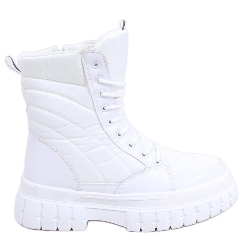 Botas rasas com cadarço Barkin Blanco branco