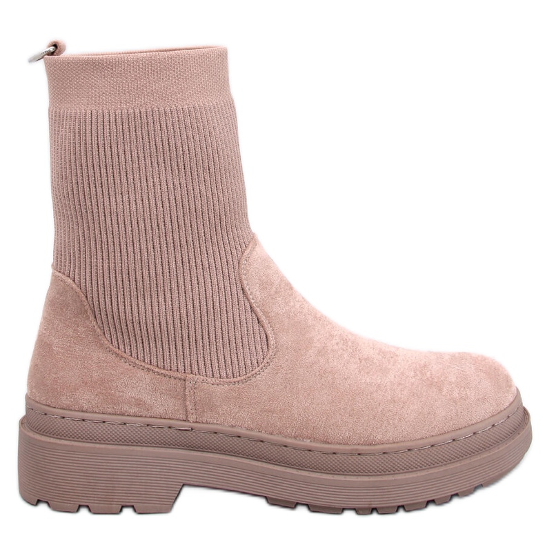 Joyner Khaki Chelsea botas com parte superior flexível bege