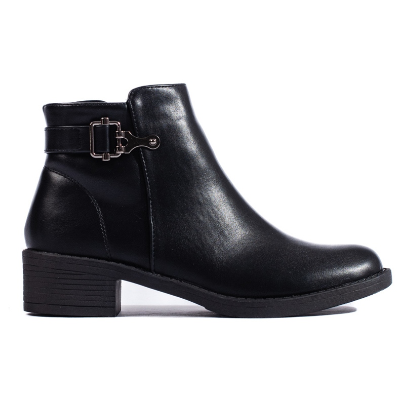 Botas femininas clássicas Shelovet pretas preto