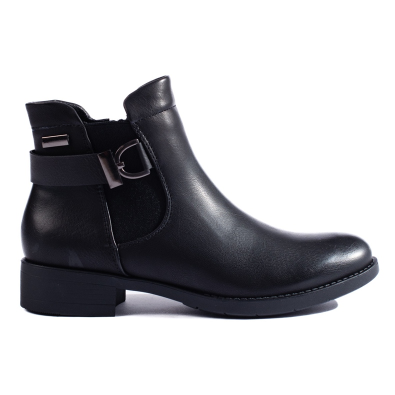 Botas Chelsea femininas pretas Shelovet preto