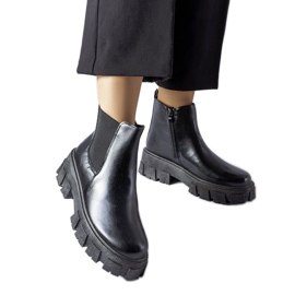 Botins maciços Petronio pretos