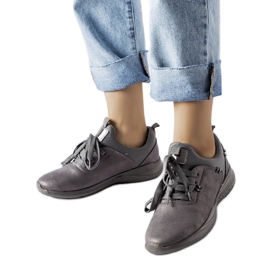 Tênis slip-on cinza da Anatole Tênis slip-on cinza da Anatole