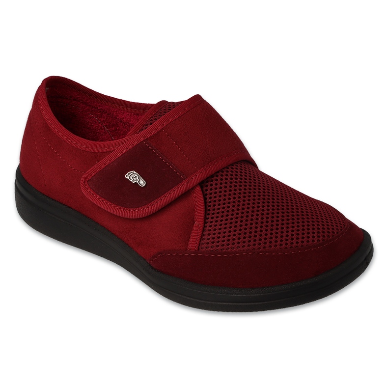 Calçado Befado calçado feminino com tira de velcro e inserto de PU substituível 087D004 vermelho Calçado Befado calçado feminino com tira de velcro e inserto de PU substituível 087D004 vermelho