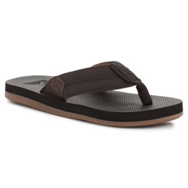 Flip -flops masculino quiksilver aqyl100633 marrom
