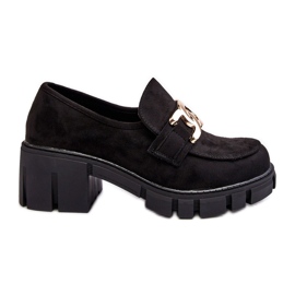 Vinceza Sapatos femininos de camurça com decoração, Rullenes pretos