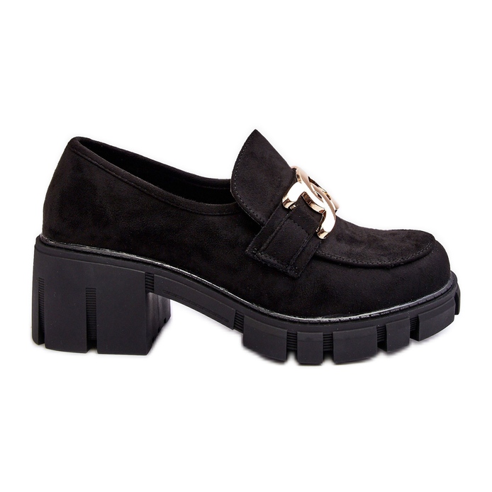 Vinceza Sapatos femininos de camurça com decoração, Rullenes pretos