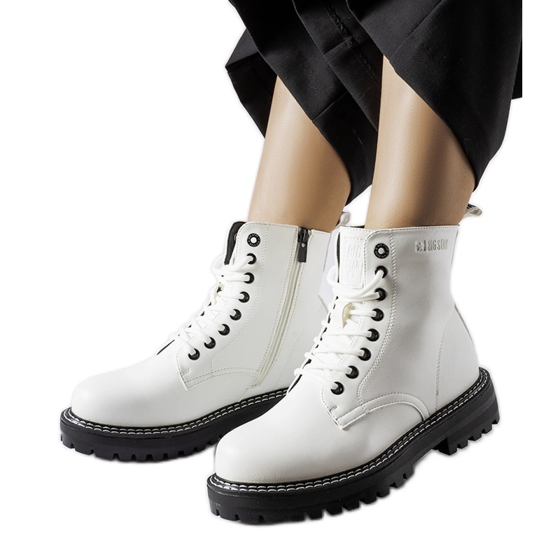 Botas brancas, sola preta Big Star KK274539 branco